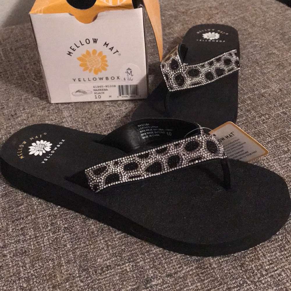 YELLOW BOX NASEEBA FLIP FLOP SIZE 10